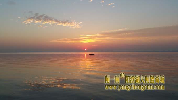 阳澄湖日出