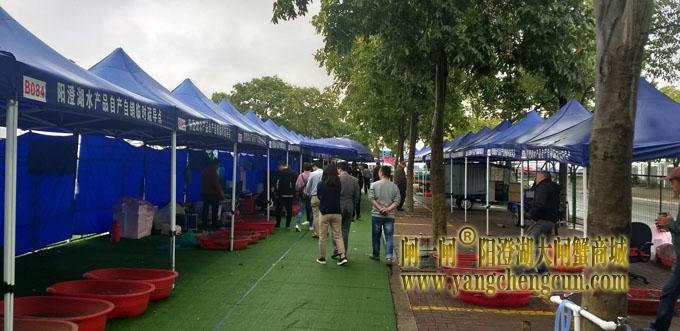 阳澄湖半岛水产品临时疏导点