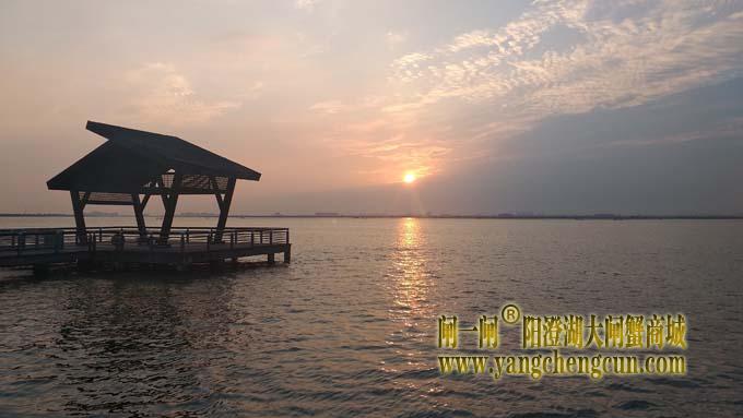 阳澄湖畔——阳澄湖半岛看日出