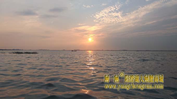 阳澄湖畔——阳澄湖半岛看日出