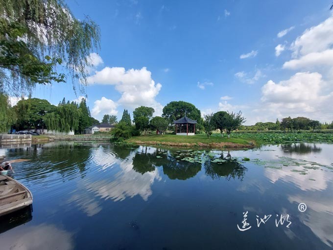 【阳澄湖畔】绰墩山村的风景