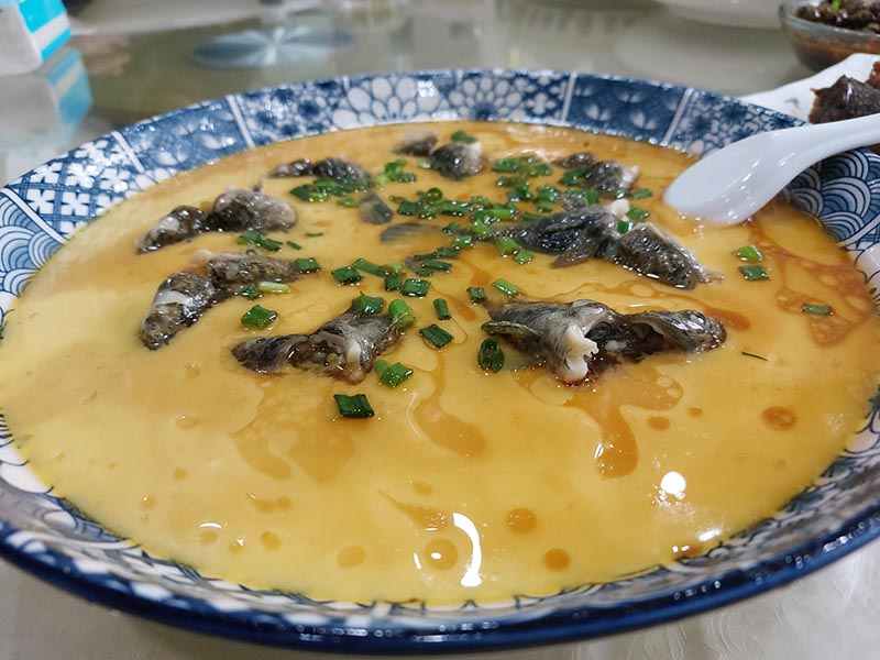  阳澄湖春季美食——塘鲤鱼炖蛋