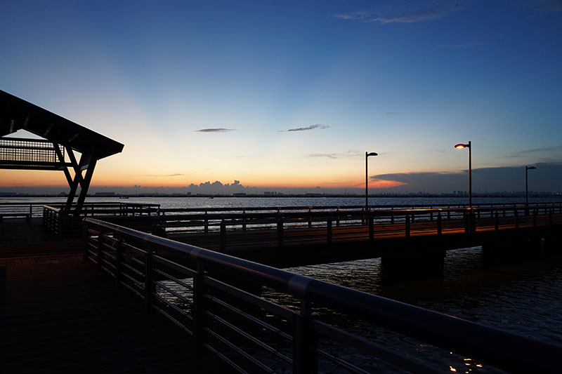 湖畔自行车道上的别样风情