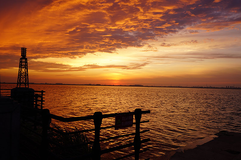 阳澄湖晨曦：一场日出的盛宴