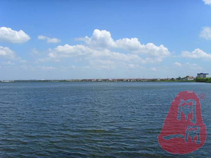 阳澄湖的风景-蓝天白云