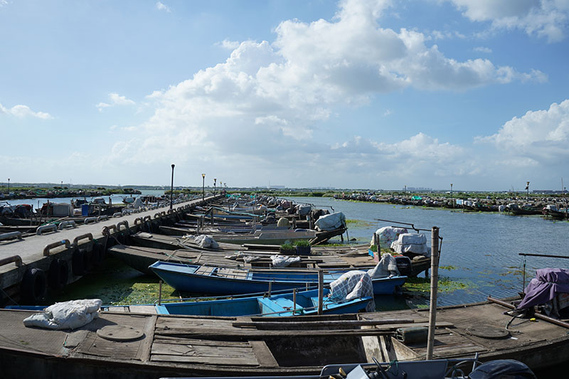 云卷云舒阳澄湖蟹农码头