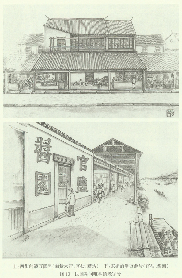 民国期间唯亭镇老字号