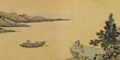 沈周《京江送远图》